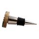 Green Oval Wooden Wine Stopper (Pack Of One Piece)